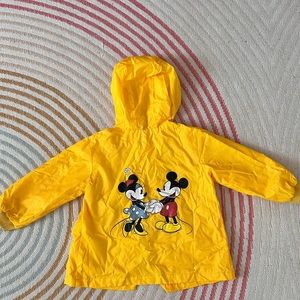 Zara Mickey and Minnie rain coat